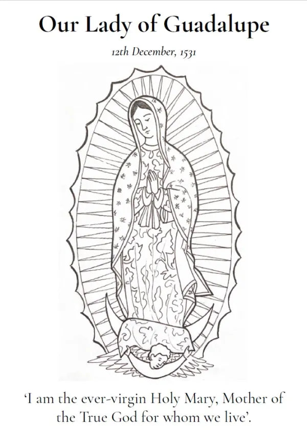 Our Lady – Feasts and Apparitions Colouring Book